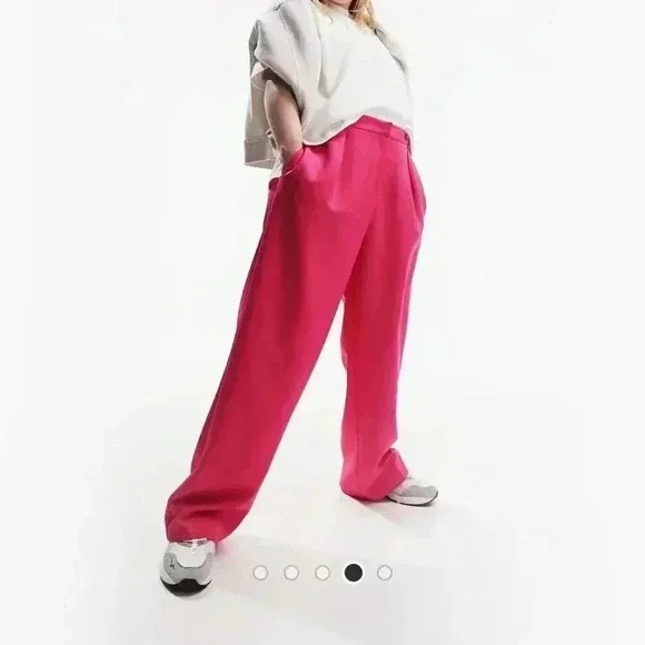 ASOS Curve Pink Trousers - Picture 5 of 5